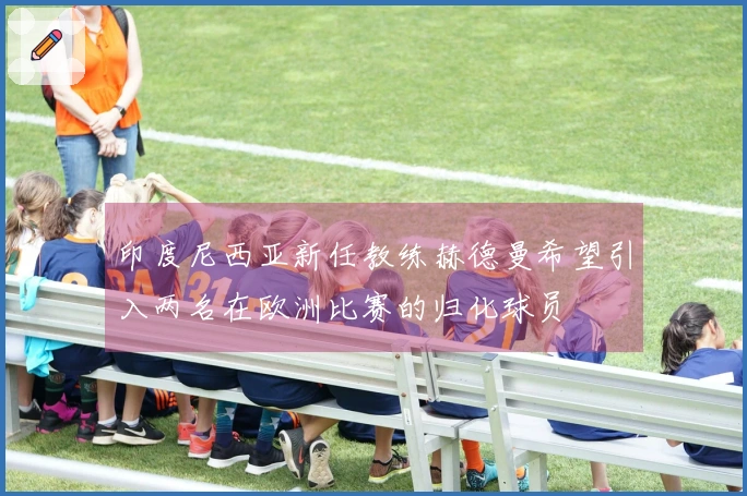 印度尼西亚新任教练赫德曼希望引入两名在欧洲比赛的归化球员